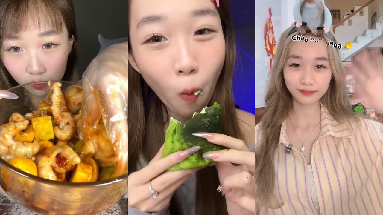Tổng hợp video Tiktok mukbang của Chị Diệu Trinh siêu cuốn/ xem ko rời mắt 🫶🏻
