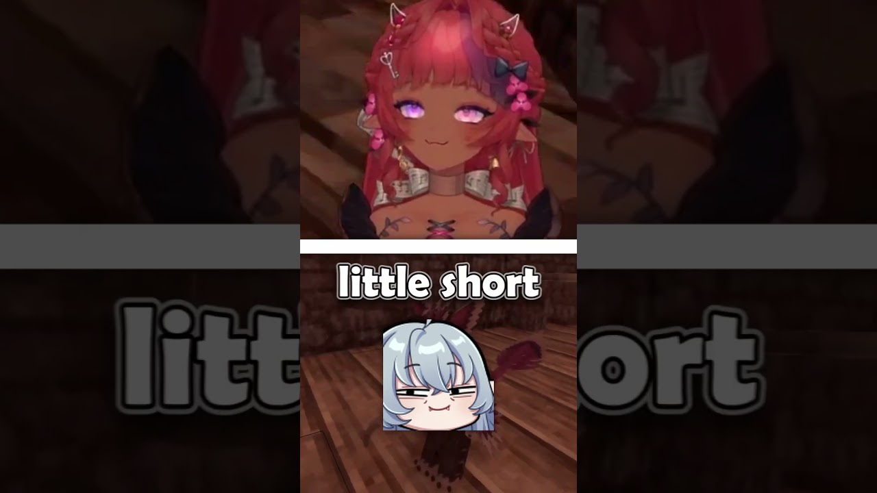 I'm only this short because of the game, okay!?