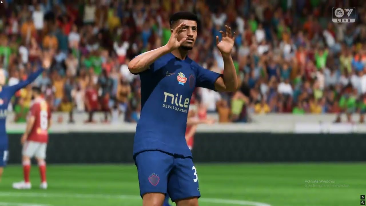 خلينا لعبة Fc تتوقع نتيجة السوبر المصري يين الزمالك والاهلي ودا اللي حصل