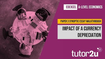 Edexcel A-Level Economics Paper 3 Essay Walkthrough | Impact of a Currency Depreciation