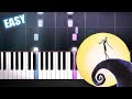 THIS IS HALLOWEEN (The Nightmare Before Christmas) - EASY Piano Tutorial by PlutaX