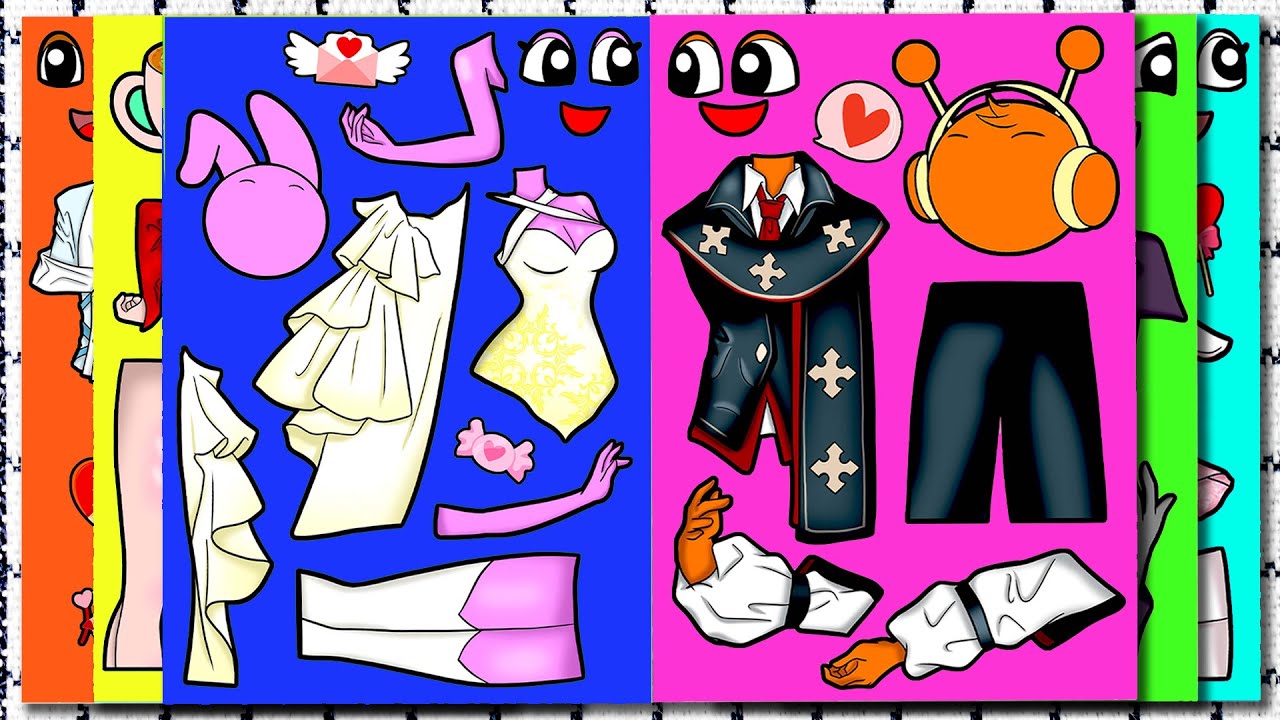 [ASMR с книжкой наклеек] Incredibox Sprunki – Ангел Пинки влюбляется в демона Орена 😇😈 SUS MOD