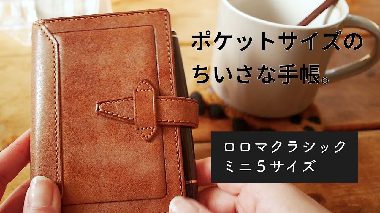 開封動画 わたしの新しい相棒ーロロマクラシックmini5 セーラー万年筆 システム手帳 マイクロ5 Youtube