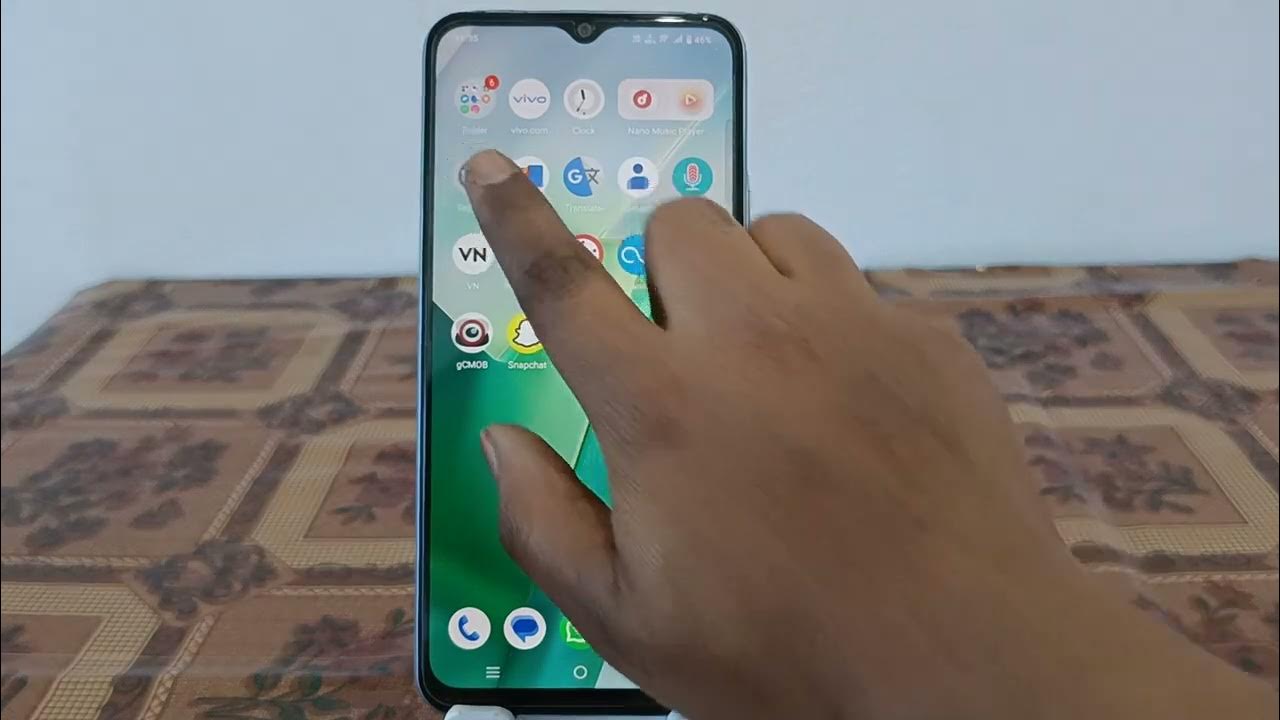 clock-add-on-home-screen-vivo-t2-x-5g-how-to-add-clock-in-home-screen