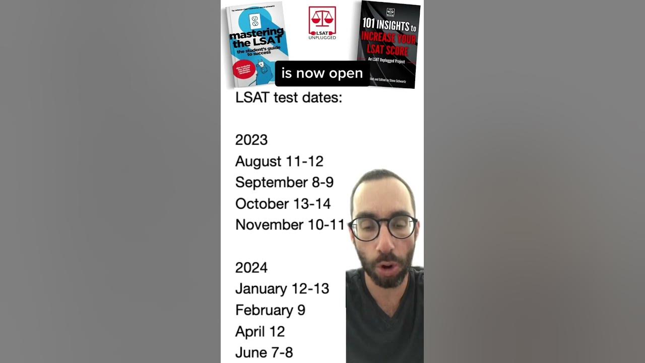 20232024 LSAT Test Date Registration Now Open! YouTube