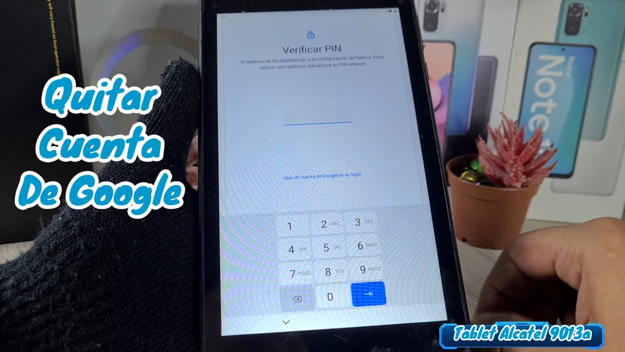 Quitar Cuenta Google o Gmail Correo Electrónico Tablet Alcatel 1t 7 9013a Con Android 10