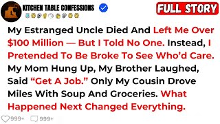My Estranged Uncle Left Me His Entire Fortune — $100 Million That Exposed My Family’s Greed
