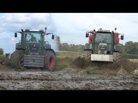 Extremalna Mokra Orka W Błocie Na 11 Skib ! Rozrzucanie Obornika 3X Fendt 2x JD GRU Marciniak