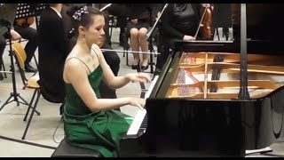 Nina Scheidmantel spielt Charles Camille Saint-Saëns Klavierkonzert Nr. 2