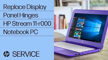 Replace the Display Panel Hinges | HP Stream 11-r000 Notebook PC | HP