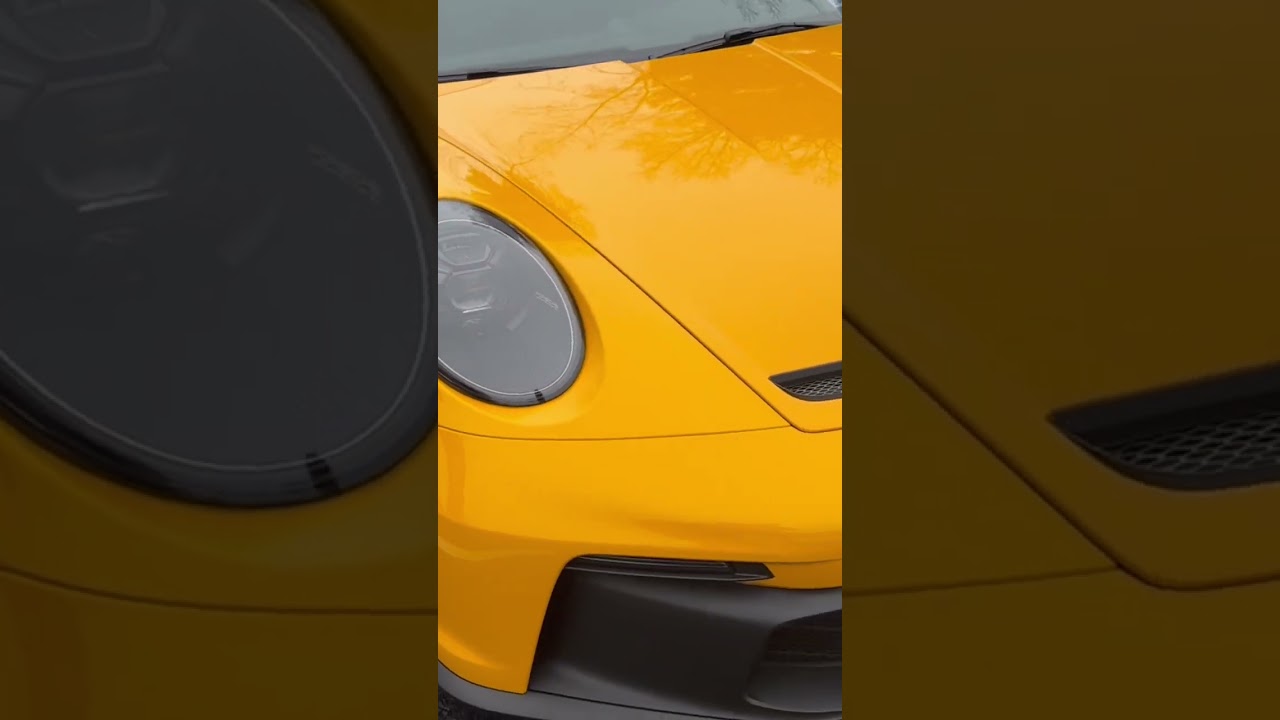 2023 Porsche GT3 992 in Signal Yellow 