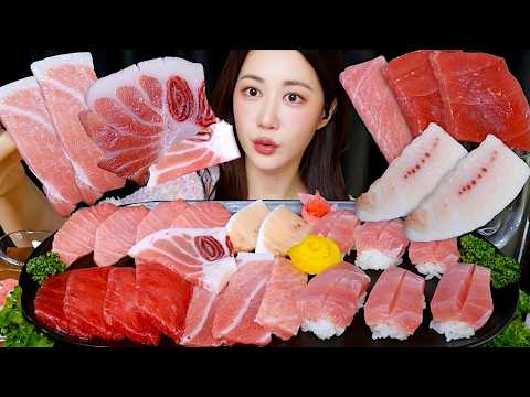 참치가 땡기는 날❤️참치초밥 <strong>참치회</strong> 먹방🥰 Raw Tuna + Tuna Sashimi マグロの刺身 + マグロの寿司 | Mukbang ASMR