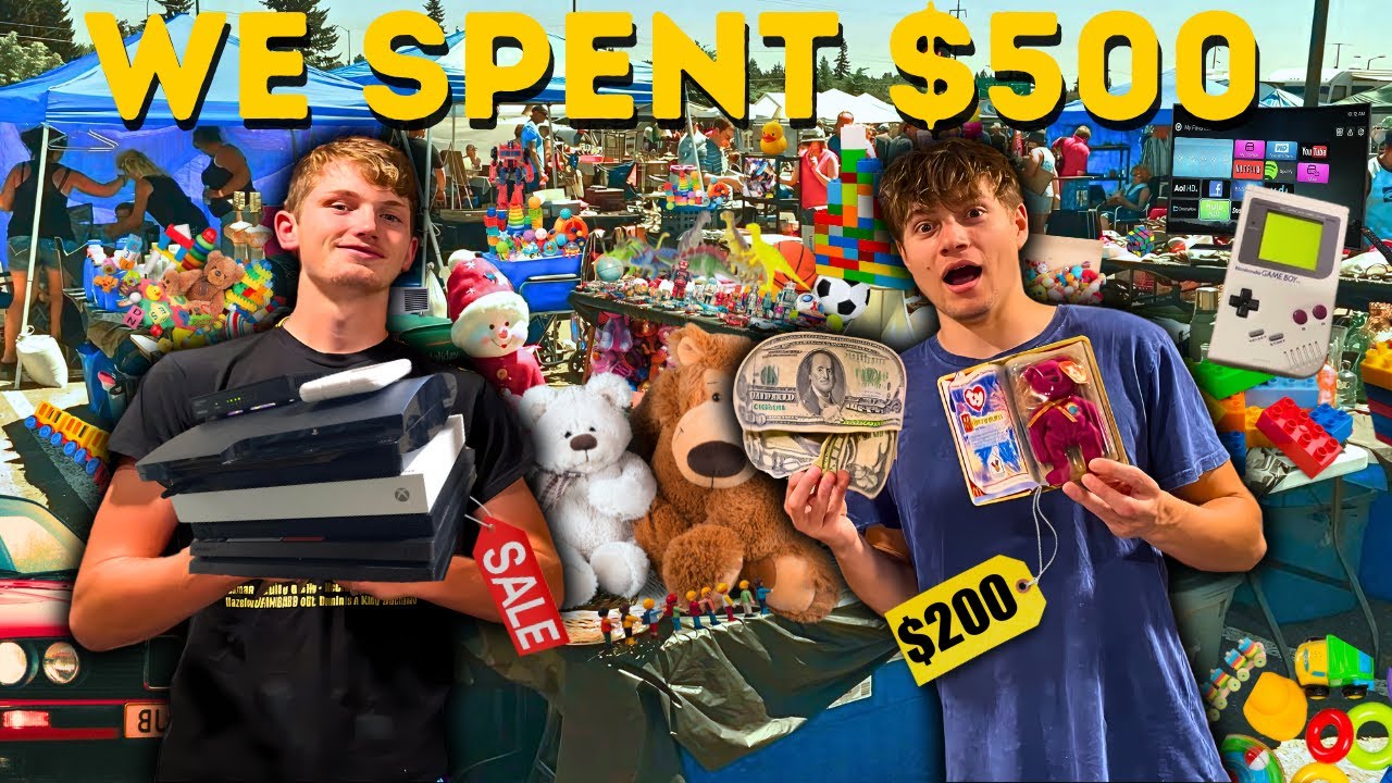 We Went To 100 Garage Sales!