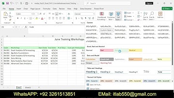 Exp22_Excel_Ch01_CumulativeAssessment | Excel Chapter 1 Cumulative Assessment Training | Excel_Ch01