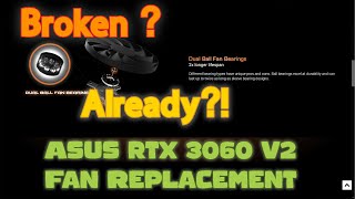 Replacing Faulty Asus Phoenix RTX 3060 GPU Cooler - It's Easy