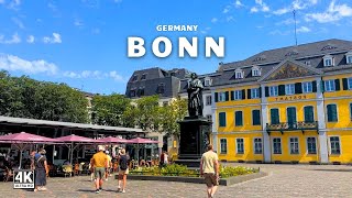 Bonn, Germany 4K HDR Walking Tour | Explore Historic Landmarks & Scenic Beauty in Summer