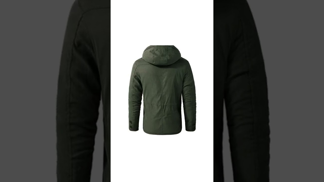Men's Winter Cotton Thicken Cashere Inner Jacket Warm Park Casual Coat FleeceMilitary Cargo Jackets