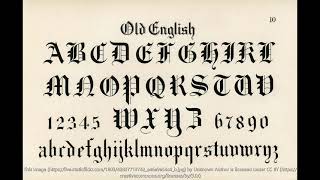 OLD ENGLISH LETTERING, WEST COAST MEDIA PROJECT OLD ENGLISH LETTERING, WEST COAST MEDIA PROJECT