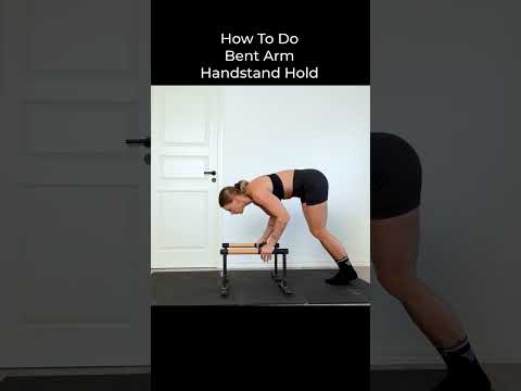 How To Do Bent Arm Handstand Hold | Correct Form