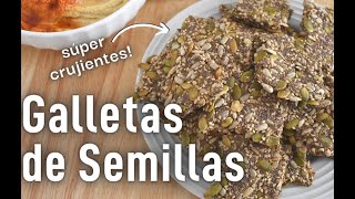 Galletas de Semillas Crujientes | Sólo semillas y agua!