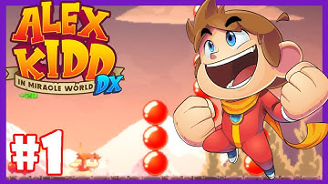 Alex kidd in miracle world DX gameplay part 1 (full game walkthrough)
