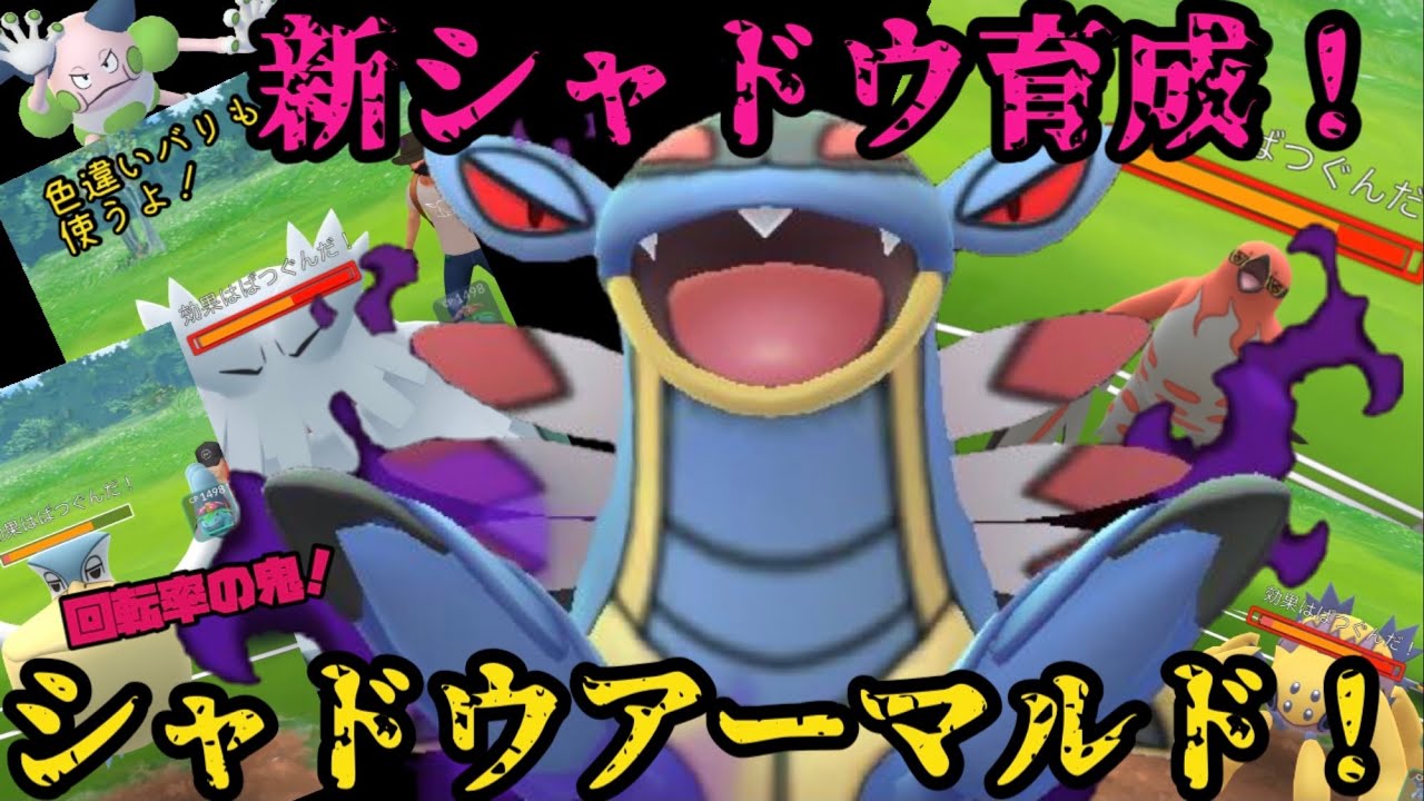 新シャドウ育成 シャドウアーマルド ポケモンgo Youtube