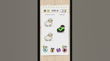 Where is the black sheep? || Level 20 || Brain test Solved