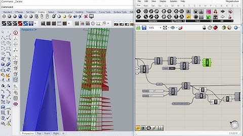 79 -Grasshopper Megastructures - Split Skin at Floor Plates with SrfSplit (Difficult)
