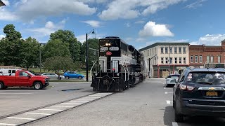 ᴴᴰ ⁴ᴷ⁶⁰ Finger Lakes Railway Operations at Canandaigua, New York