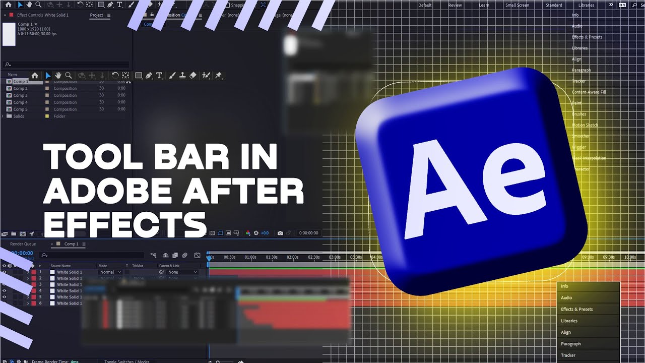 Fast Tools After Effects Tool Bars of After Effects - After Effects Course Chapter 05 - YouTube