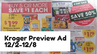 NEW MEGA SALE!!!!  Kroger Ad Preview for 12/2-12/8 | Mega Sale, 3x Weekly Digital, & MORE
