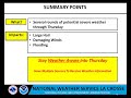 A Couple of Rounds of Heavy Rain & Potential Severe Weather Expected through Thursday
