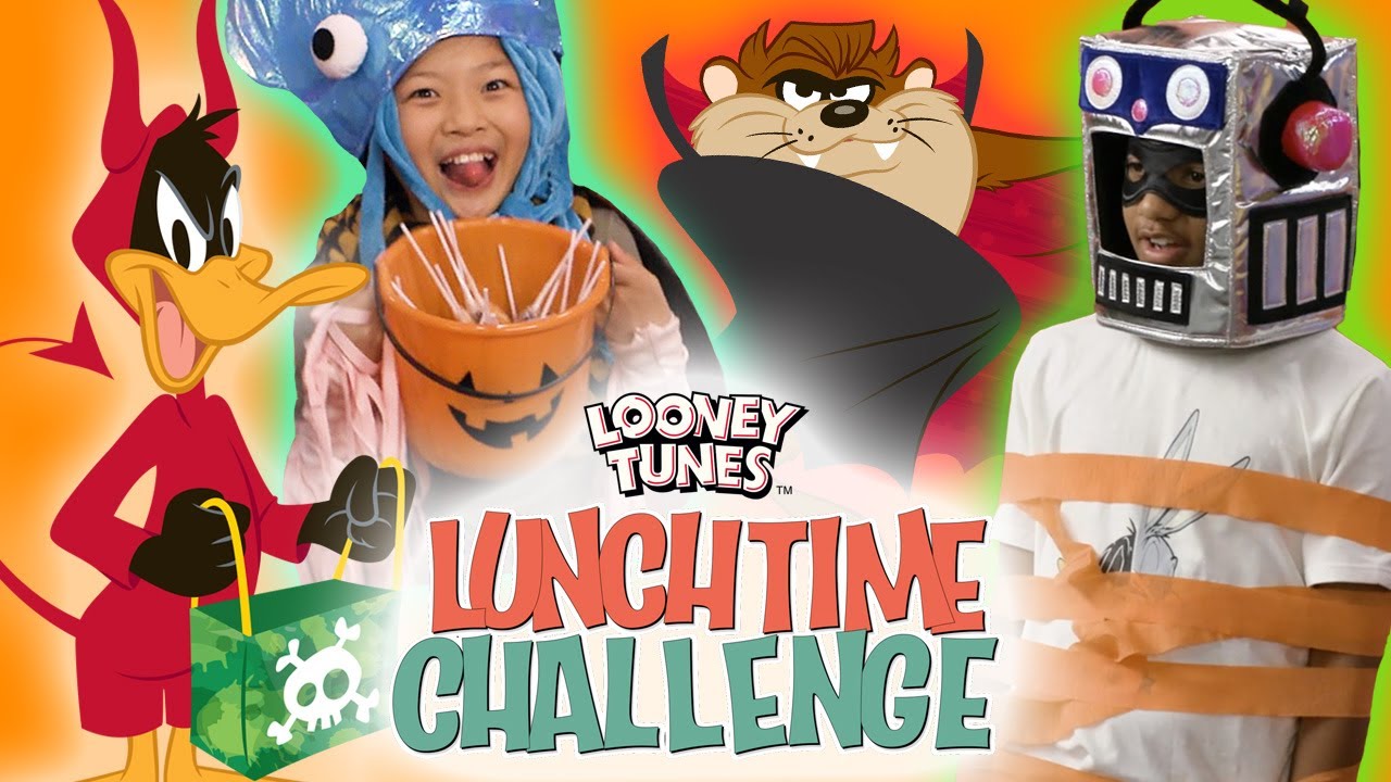 The Mummy Trick Or Treat Challenge | Looney Tunes Lunchtime Challenge | WB Kids