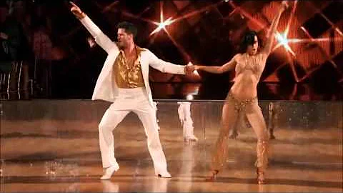 Rumer Willis and Val Chmerkovskiy - Salsa