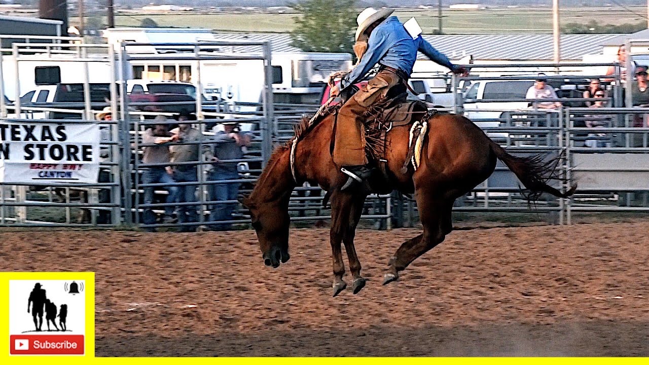 Bronc Riding 2022 West Texas Ranch Rodeo Friday YouTube
