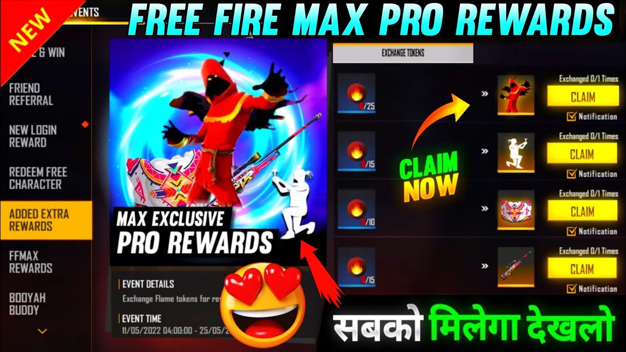 FREE FIRE MAX EXCLUSIVE NEW EVENT 😍 | FF NEW EVENT | MAX EXCLUSIVE EVENT | FREE FIRE NEW EVENT