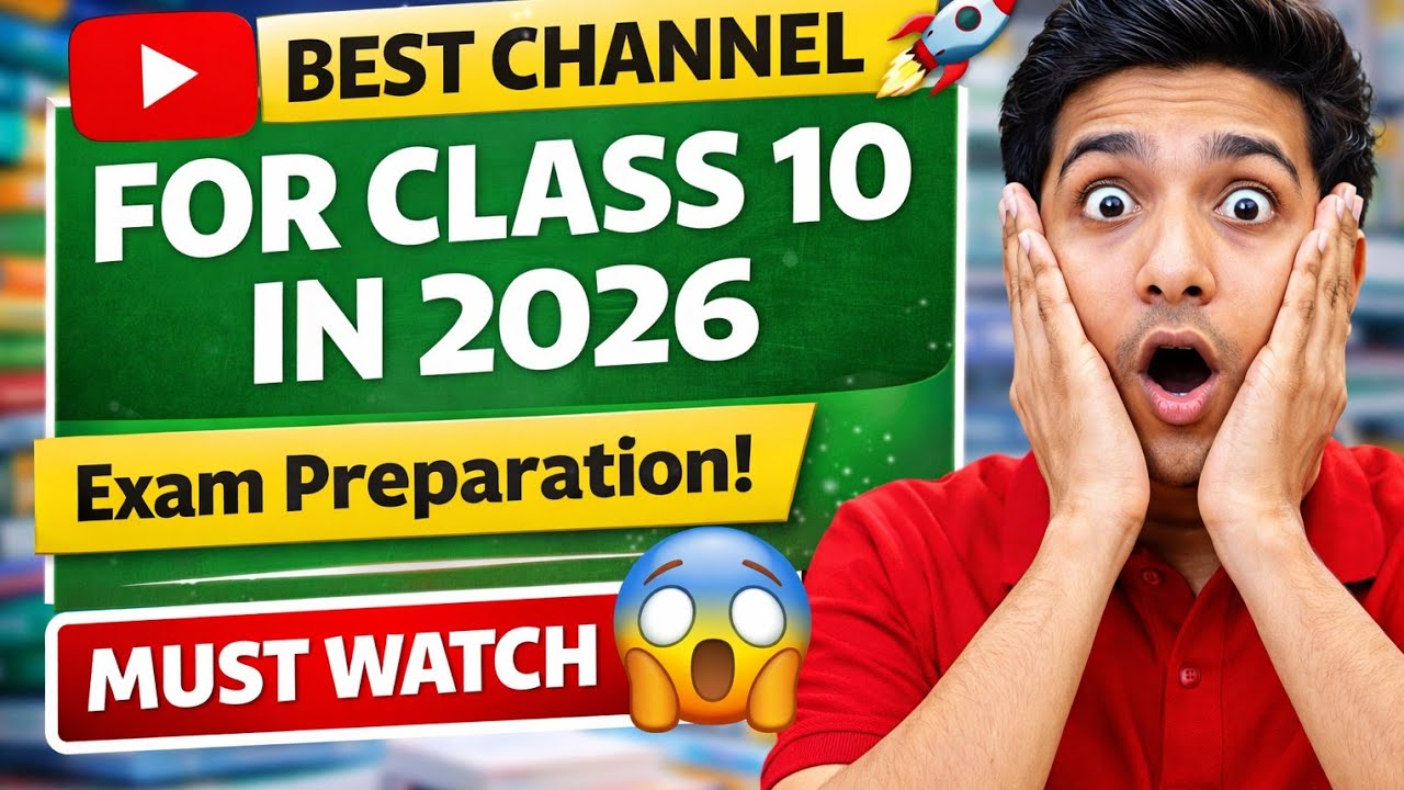 Top 5 Free YouTube Channels for Class 10 | Boards 2026 🔥
