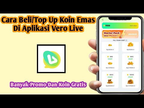 Cara Beli Atau Top Up Koin Emas Di Aplikasi Vero Live | Cara Mendapatkan Banyak Koin Vero Live