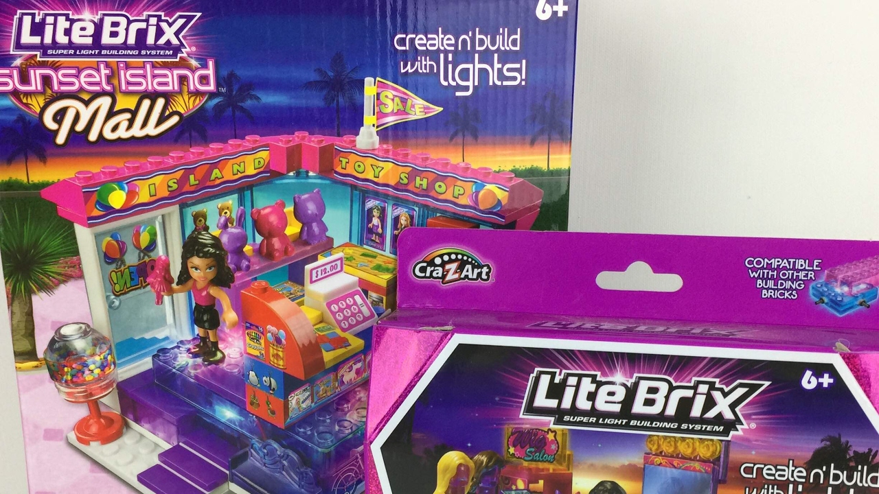 Lite Brix Sunset Island Mall Toy Store and Fashion Kiosk build and ... Lite Brix Sunset Island Mall Toy Store and Fashion Kiosk build and ...