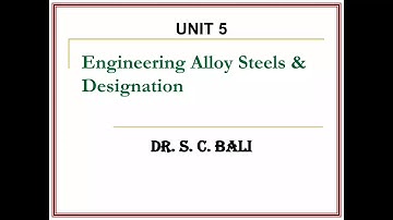 Engineering Alloy Steels and Designation-1