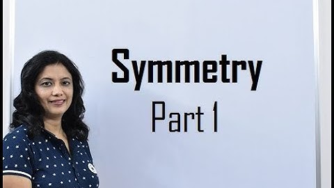 Class 6 Maths Chapter 13 Symmetry Part 1