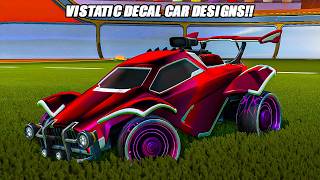 Vistatic Decal Car Designs - Rocket League Car Designs @Sportydan11