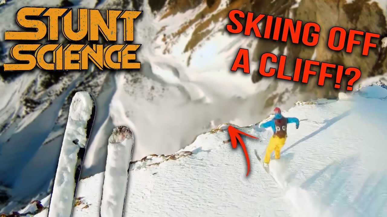 Documentary backdrop image for Can He Escape An Avalanche While Skiing Off A Cliff? (2022)