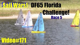 Sail Wars!  DF65 Florida Challenge!!  Video #171 16 July 2022 Race 5 A Fleet