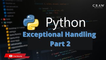 Python Programming Tutorial | Exception Handling part 2 #pythonprogramming #exceptionhandling