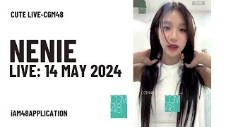 NENIE#9-CGM48 : CUTE LIVE 14 MAY 2024