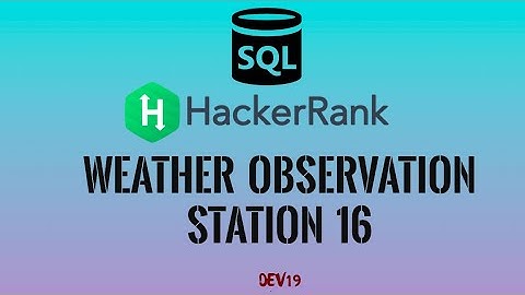 #37 Weather Observation Station 16 | HackerRank SQL Solutions #coding #sql #viral #programming #577