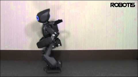 ROBOTIS Humanoid robot, DARwIn-OP - Standing up