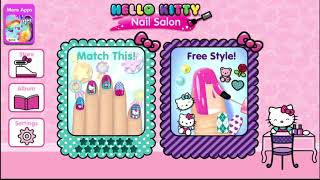Paint & Decorate nails with Hello Kitty Nail Salon game - BUDGE STUDIOS games for kids - children screenshot 3