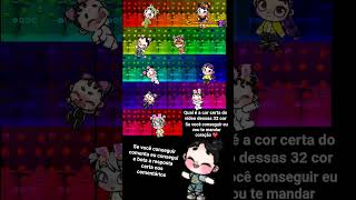 qual é a cor certa do vídeo?